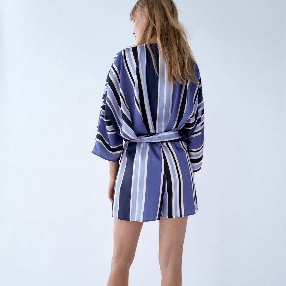 🎈LAST ONE! Zara Striped jumpsuit dress - Picture 5 of 8